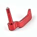 Anti-Slip Aluminum Thumb Throttle Lever Compatible with Sportsman 550 570 850 1000 Red (Extended Edition)