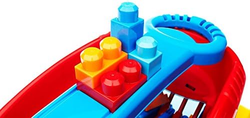mega bloks block scooping wagon building set red