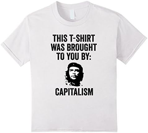 unisex-child Che Guevara Socialism Capitalism Free Market T Shirt 4 White
