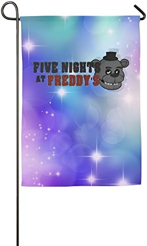 Personalized Decorative Welcome Polyester Garden Flags Printed Five Nights At Freddy's Flag For Indoor/Outdoor With Two Size - 12 18 Or 18 27 Inch