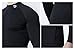TSLA CLSX Men's UPF 50+ Mock Long Sleeve Compression Shirts, Athletic Workout Shirt, Water Sports Rash Guard, BLM Edition Black, Medium