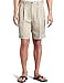 Haggar Men's Cool 18 Gabardine Hidden Expandable Waist Pleat Front Short,String,36