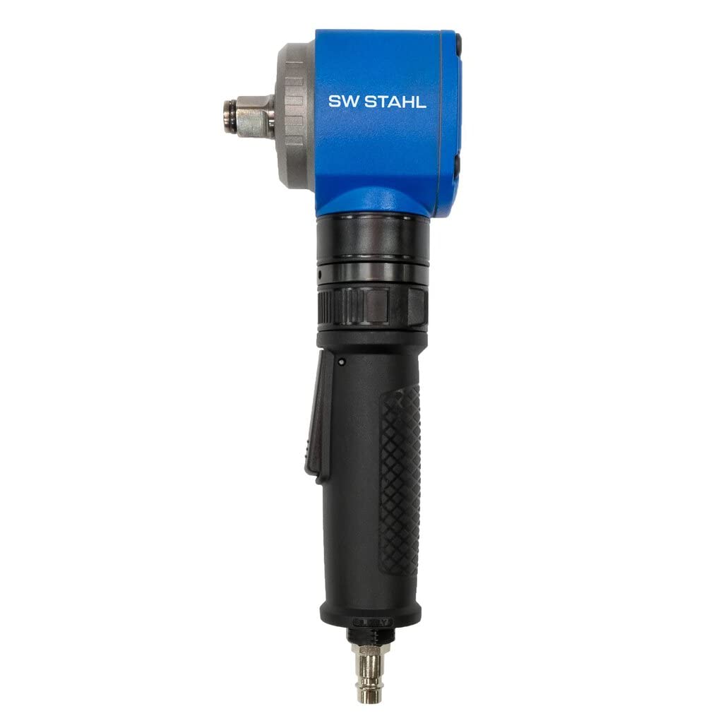 SW-Stahl S3296 Compressed Air Angle Impact Wrench I Square 1/2 Inch I Max. Torque 450 Nm I Workshop Compressed Air Tool with Jumbo Hammer Impact Mechanism