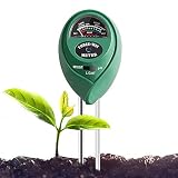 VIVOSUN Soil Tester, 3-in-1 Plant Moisture Meter Light and PH Tester for Home, Garden, Lawn, Farm, Indoor & Outdoor Use, Promote Plants Healthy Growth