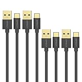 AIFFECT 4 Pack USB Type C Cable - Black