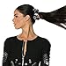 SEVEN STYLE 10 Pcs Colors Women's Chiffon Flower Hair Scrunchies Hair Bow Chiffon Ponytail Holder with Gift Bag,Great Gift for Thanksgiving day and Christmas
