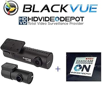 Amazon Com Hdvd Blackvue Dr590 2ch 16gb Car Black Box Car Dvr Recorder Full Hd 1080p Front And Rear 30fps G Sensor 16gb Sd Card Warning Sign Included Automotive