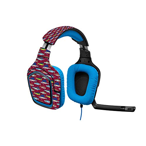 MightySkins Skin Compatible with Logitech G430 Gaming Headset - Saltwater Colla…