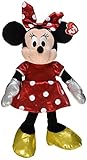 Ty Beanie Buddies Minnie Red Sparkle Medium Plush