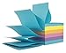 Staples 565444 Stickies Pop-Up Notes Assorted Bold Colors 3-Inch X 3-Inch 6 Pads/Pk