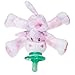 Nookums Paci-Plushies Buddies - Pink Giraffe Pacifier Holder - Adapts to Name Brand Pacifiers, Suitable for All Ages, Plush Toy Includes Detachable Pacifier primary