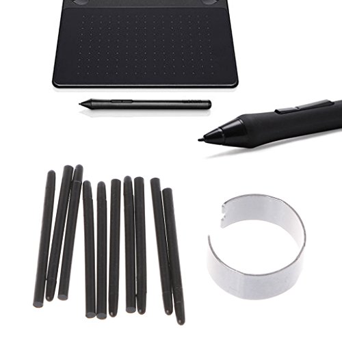 Hacloser 10 Pcs Graphic Drawing Pad Standard Pen Nibs Stylus for Wacom Drawing Pen