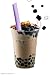 Harileminy Pack of 100 Pieces 8 Inch Long Assorted Bright Color Jumbo Smoothie Straws Extra-Wide Drinking Straws for Boba Bubble Tea,Milkshakes Slushies Party Straws,Healthy Drinks Disposable