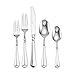 Mikasa French Countryside 5-Piece Stainless Steel Flatware Set, Service for 1
