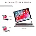 Brydge 12.9 Keyboard for iPad Pro 12.9-inch | 2017/2015 Models only | Aluminum Bluetooth 4.2 Wireless Keyboard with Backlit Keys | Long Battery Life | Silver