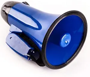 Sugar home Portable Megaphone Bullhorn 20 Watt Power Megaphone Speaker Voice and Siren/Alarm Modes with Volume Control and Strap