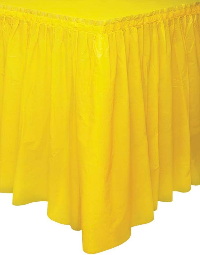 Unique Industries, Plastic Table Skirt, Party