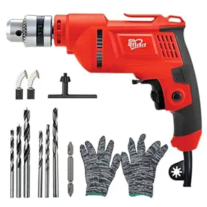 HPD Shakti 10MM Drill 500W with Reverse/Forward & Speed Control | Heavy Duty Full Copper Electric Drill Machine for Wood, Metal, Plastic, Screws - Power Tool for Home & Professional Use