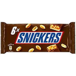 Snickers Chocolate Bars, 6 CT Pouch, 300 g (404242)