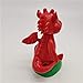 CHSHU Solar Powered Dancing Small Fire Dragon Toy Animal Solar Powered Dancing Dolls Swinging Animated Bobble Dancer Car Decor Desktop Figurines Car Dashboard Office Desk Home Decor Solar Toy (D)
