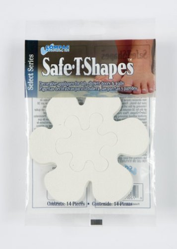 Compac Select Safe-T-Shapes Bathtub Decals, Daisy