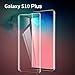 [2-Pack] FANSONG Galaxy S10 Plus Screen Protector Full Glue Tempered Glass Support Fingerprint Reader 3D Curved for Samsung Galaxy S10 Plus 6.4-inch (Screen Protector-Clear)