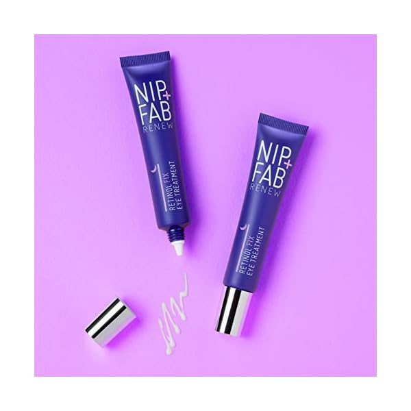 NipFab-Retinol-Fix-Eye-Treatment Nip + Fab Retinol Fix Eye Treatment 0.1% Retinol Eye Cream Anti-Aging Moisturizing for Fine Lines Wrinkles Dark Circles…