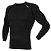 DRSKIN Men’s Thermal Wintergear Fleece ColdGear Compression Baselayer Long Sleeve Under Top T Shirts (HOT Round SBB19, M)