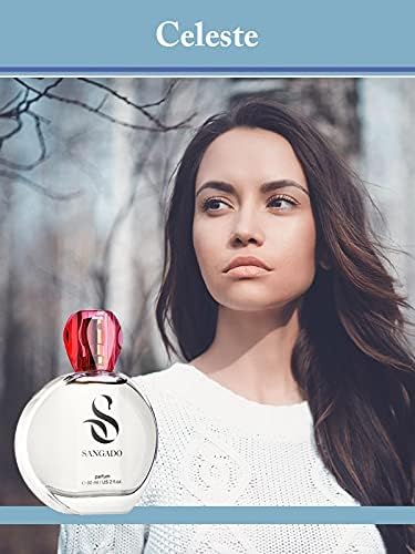 SANGADO CELESTE Perfume for Women 60ml Long-Lasting Luxury Scent Vegan
