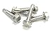 Bolt Dropper No. 12 x 1 Stainless Hex Washer Head Self Drilling Screws - 100 pc - 410 Stainless Steel Self Tapping TEK Screws, No. 3 Point, Plain Finish by Bolt Dropper