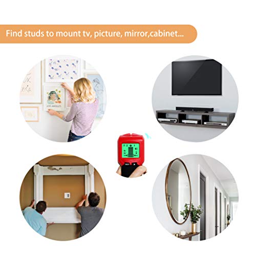 Stud finder,Multi- Scanner Metal and AC Live Wire Detector with Distinguishing Ferrous & Non-Ferrous Metal Characters, Deep Scanning Kuled