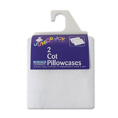Cot Cotton Pillow Case (Pack of 2) - 6274WH