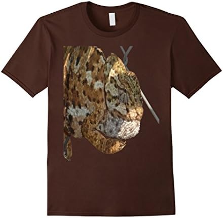 Chameleon Hanging On A Wire Fence Vector T-Shirt