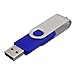 RAOYI 10PCS 4GB USB Flash Drive Blue Pen Drive Thumb Drive USB 2.0 Memory Stick Swivel Design
