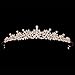 Rhinestone Crystal Tiaras and Crowns Headband For Women Birthday Pageant Wedding Prom Princess Crown, Rose Gold