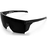 Heat Wave Visual Performance XL Lazer Face Z87+ Sunglasses in Ultra Black Polarized