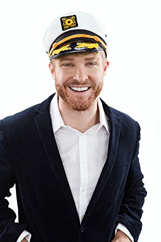 Kangaroo-Adjustable-Adult-Captains-Yacht-Cap-White