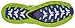Salomon Men's XA PRO 3D, Cobalt/Process Blue/Granny Green, 8.5 D US