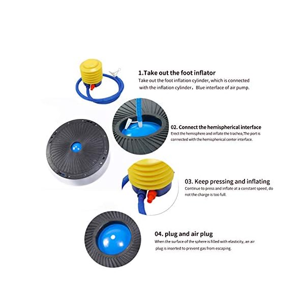 SANMONK-Balance-Board-Ball-Balance-Trainer-Gym-Ball-with-Strap-Yoga-Balance-Ball-and-Foot-Pump-Anti-Slip-for-Core-Training-Home-Fitness-Strength-Training-Workout-Gym-Stability-Workout SANMONK Balance Board Ball Balance Trainer Gym Ball with Strap Yoga Balance Ball and Foot Pump Anti Slip for Core…