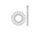 Kitsch Spiral Waterproof Ponytail Holders for Women, Teens & Girls - Stylish Phone Cord Hair Ties & Coils for Thick & Thin Hair, 4 Pcs (Sea Vibes)