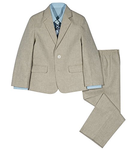 IZOD Kids Little Boys' Four Piece Formal Suit Set, Nafpak Blue, 5