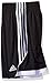 Adidas Boys' Big Athletic Short, Caviar Black, L