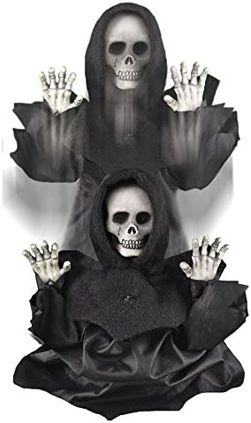 Tabletop Pop Up Animated Reaper - Spooky Halloween Sounds