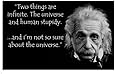 Amazon.com: ALBERT EINSTEIN human stupidity quote poster 24X36 funny