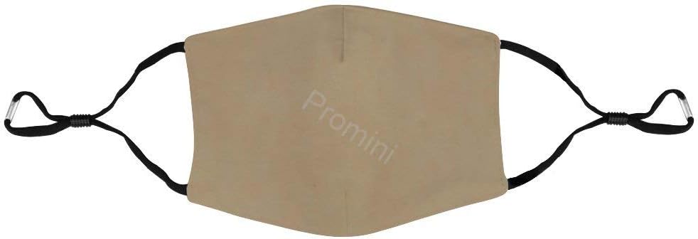 Promini Face Mask,VI-959 Beige Stylish Nylon Stretch Cloth Mask,Reusable Masks,Eco And Sustainable Gift,Face Mouth Mask,Outdoor Protective Mask for Adults and Teens