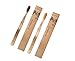 Its Junlan Bamboo Charcoal Toothbrush with Soft Bristle, Naturally Biodegradable, Dentist Approved, (8 counts)