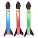 Geospace Jump Rocket LED Night Shotz - Jump Pump, Launcher & Light-Up Flying Foam Rockets