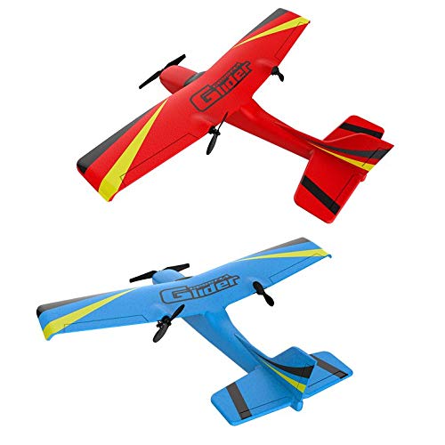 Lovelystar Z50 2.4G 2CH 350mm Micro Wingspan Remote Control RC Glider Airplane Plane Fixed Wing EPP Drone with Built-in Gyro for Kids