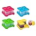 green sprouts Fresh Baby Food Unbreakable Cubes (4oz/4pk) | Store, carry, & serve homemade baby food | Lid provides leak-proof seal, Made from safer plastic, Embossed with measurements
