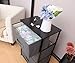 East Loft Tall 4 Drawer Dresser |Storage Organizer for Closet, Nursery, Bathroom, Laundry or Bedroom | Fabric Drawers, Solid Wood Top, Durable Steel Frame (Charcoal)
